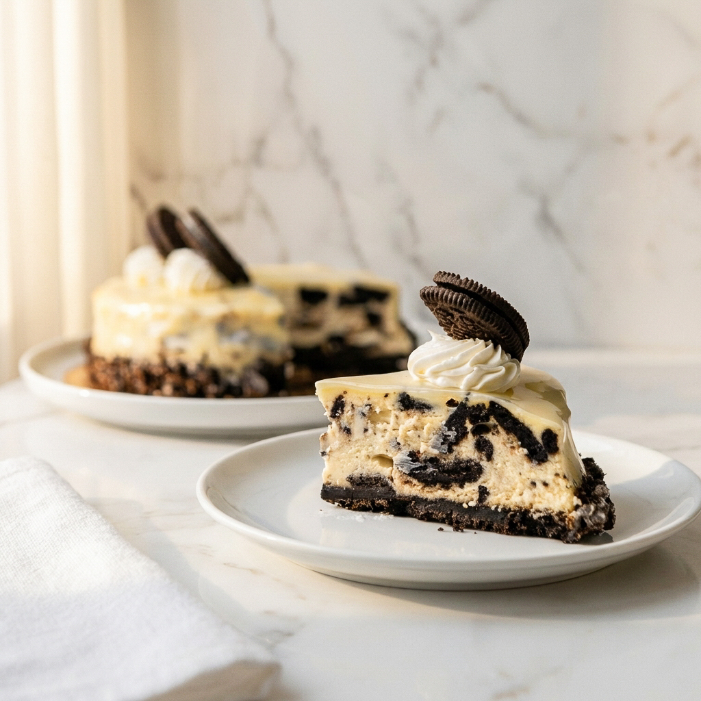 Gateau fromage Oreo